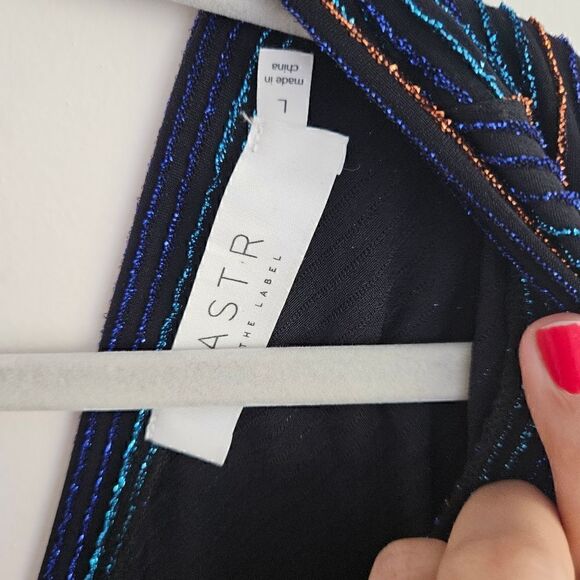 ASTR Twilight Multi Stripe Bodycon Dress - Picture 7 of 8